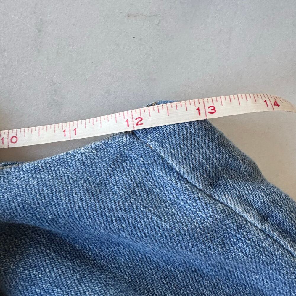 Zara Women's Wide Leg Denim Pants Size 4 Cropped Zipper Button Front - Picture 9 of 10
